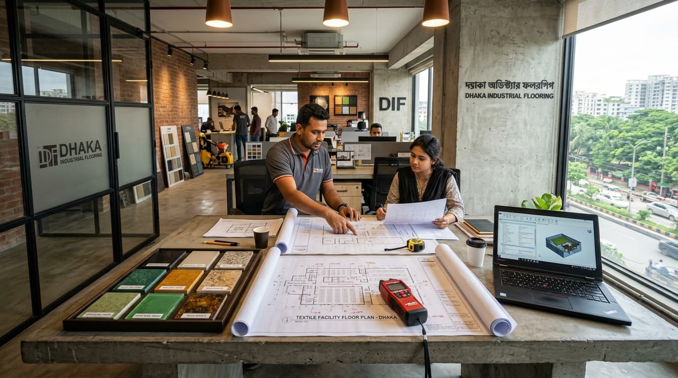 KB Flooring engineering consultation and project inspection in Dhaka